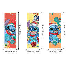 Load image into Gallery viewer, 3Pcs Special Shape Animals 5D DIY Diamond Painting Bookmark for Reading Day Gift