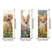 Load image into Gallery viewer, 3Pcs Special Shape Animals 5D DIY Diamond Painting Bookmark for Reading Day Gift