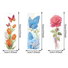 Load image into Gallery viewer, 3Pcs Special Shape Animals 5D DIY Diamond Painting Bookmark for Reading Day Gift