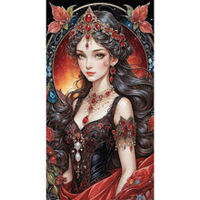 Load image into Gallery viewer, Diamond Painting - Full Round - Exquisite jewelry girl (40*70CM)