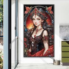 Load image into Gallery viewer, Diamond Painting - Full Round - Exquisite jewelry girl (40*70CM)