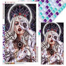 Load image into Gallery viewer, Diamond Painting - Full Round - Girl summoning demon (40*70CM)