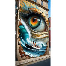 Load image into Gallery viewer, Diamond Painting - Full Round - Wall eyes ship sea (40*75CM)