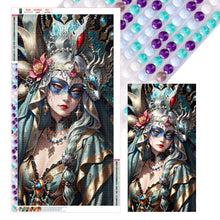 Load image into Gallery viewer, Diamond Painting - Full Round - Mask girl (40*75CM)