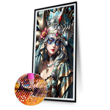 Load image into Gallery viewer, Diamond Painting - Full Round - Mask girl (40*75CM)