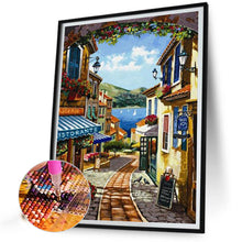 Load image into Gallery viewer, Diamond Painting - Full Round - Landscape town (40*50CM)
