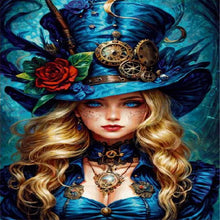 Load image into Gallery viewer, AB Diamond Painting - Full Round - Blonde punk girl (70*100CM)