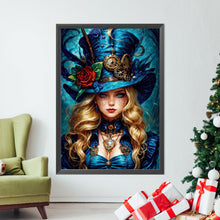 Load image into Gallery viewer, AB Diamond Painting - Full Round - Blonde punk girl (70*100CM)