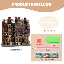 Load image into Gallery viewer, Special Shaped Halloween House 5D DIY Diamond Art Tabletop Decor for Beginner
