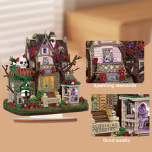 Load image into Gallery viewer, Special Shaped Halloween House 5D DIY Diamond Art Tabletop Decor for Beginner