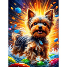 Load image into Gallery viewer, 3pcs Round Diamond Painting Set - Flower animals (30*40CM)