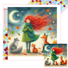 Load image into Gallery viewer, Diamond Painting - Full Square - Little girl (40*40CM)