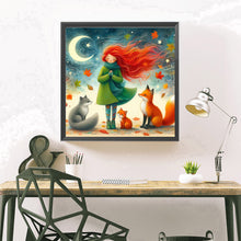 Load image into Gallery viewer, Diamond Painting - Full Square - Little girl (40*40CM)