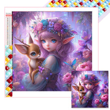 Load image into Gallery viewer, Diamond Painting - Full Square - Little girl (40*40CM)