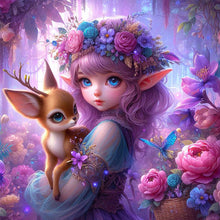 Load image into Gallery viewer, Diamond Painting - Full Square - Little girl (40*40CM)