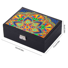 Load image into Gallery viewer, PU Partial Special Shaped Mandala Diamond Art Bracelet Organizer for Women Girls