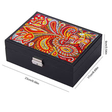 Load image into Gallery viewer, PU Partial Special Shaped Mandala Diamond Art Bracelet Organizer for Women Girls