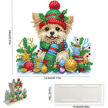 Load image into Gallery viewer, Acrylic Double Sided Christmas 5D DIY Diamond Art Paper Towel Storage Rack Decor