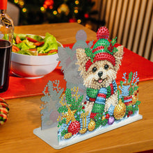 Load image into Gallery viewer, Acrylic Double Sided Christmas 5D DIY Diamond Art Paper Towel Storage Rack Decor