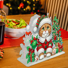 Load image into Gallery viewer, Acrylic Double Sided Christmas 5D DIY Diamond Art Paper Towel Storage Rack Decor