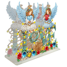 Load image into Gallery viewer, Acrylic Double Sided Christmas 5D DIY Diamond Art Paper Towel Storage Rack Decor