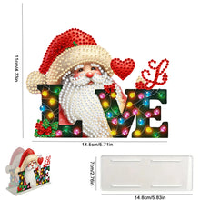 Load image into Gallery viewer, Acrylic Double Sided Christmas 5D DIY Diamond Art Paper Towel Storage Rack Decor