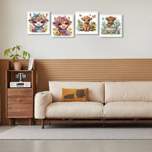 Load image into Gallery viewer, 4Pcs Partial Special Diamond Painting Set - Yak (30*30CM)