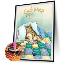 Load image into Gallery viewer, AB Diamond Painting - Full Square - Cat (40*50CM)