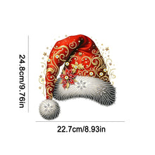 Load image into Gallery viewer, Acrylic Christmas Rhinestone Diamond Art Window Pendants for Garden Window Decor