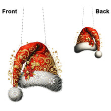 Load image into Gallery viewer, Acrylic Christmas Rhinestone Diamond Art Window Pendants for Garden Window Decor