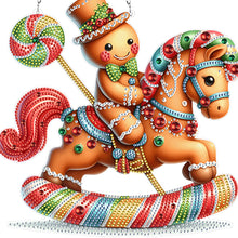 Load image into Gallery viewer, Acrylic Christmas Rhinestone Diamond Art Window Pendants for Garden Window Decor