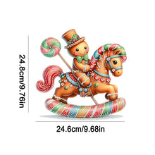 Load image into Gallery viewer, Acrylic Christmas Rhinestone Diamond Art Window Pendants for Garden Window Decor