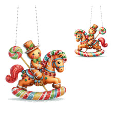 Load image into Gallery viewer, Acrylic Christmas Rhinestone Diamond Art Window Pendants for Garden Window Decor