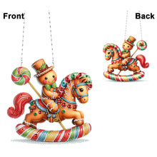 Load image into Gallery viewer, Acrylic Christmas Rhinestone Diamond Art Window Pendants for Garden Window Decor