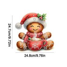 Load image into Gallery viewer, Acrylic Christmas Rhinestone Diamond Art Window Pendants for Garden Window Decor