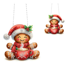 Load image into Gallery viewer, Acrylic Christmas Rhinestone Diamond Art Window Pendants for Garden Window Decor