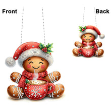 Load image into Gallery viewer, Acrylic Christmas Rhinestone Diamond Art Window Pendants for Garden Window Decor