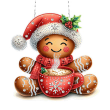 Load image into Gallery viewer, Acrylic Christmas Rhinestone Diamond Art Window Pendants for Garden Window Decor