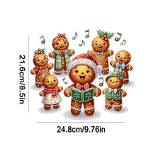Load image into Gallery viewer, Acrylic Christmas Rhinestone Diamond Art Window Pendants for Garden Window Decor