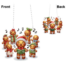Load image into Gallery viewer, Acrylic Christmas Rhinestone Diamond Art Window Pendants for Garden Window Decor