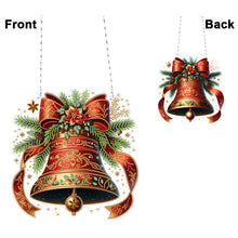 Load image into Gallery viewer, Acrylic Christmas Rhinestone Diamond Art Window Pendants for Garden Window Decor