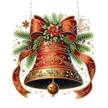 Load image into Gallery viewer, Acrylic Christmas Rhinestone Diamond Art Window Pendants for Garden Window Decor