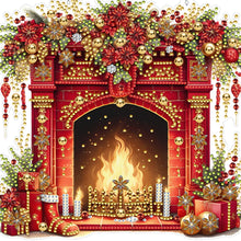 Load image into Gallery viewer, Acrylic Christmas Rhinestone Diamond Art Window Pendants for Garden Window Decor