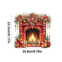 Load image into Gallery viewer, Acrylic Christmas Rhinestone Diamond Art Window Pendants for Garden Window Decor