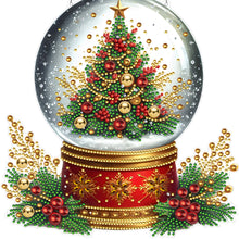 Load image into Gallery viewer, Acrylic Christmas Rhinestone Diamond Art Window Pendants for Garden Window Decor