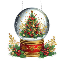 Load image into Gallery viewer, Acrylic Christmas Rhinestone Diamond Art Window Pendants for Garden Window Decor