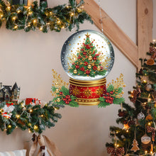 Load image into Gallery viewer, Acrylic Christmas Rhinestone Diamond Art Window Pendants for Garden Window Decor