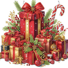 Load image into Gallery viewer, Acrylic Christmas Rhinestone Diamond Art Window Pendants for Garden Window Decor