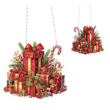Load image into Gallery viewer, Acrylic Christmas Rhinestone Diamond Art Window Pendants for Garden Window Decor
