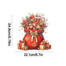 Load image into Gallery viewer, Acrylic Christmas Rhinestone Diamond Art Window Pendants for Garden Window Decor